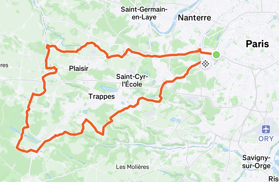 Carte GPS Ride SLR #22 - Road to Paris-Nice